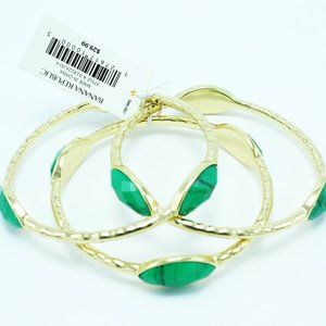 BANANA REPUBLIC 3 PIECE GOLD BANGLE SET